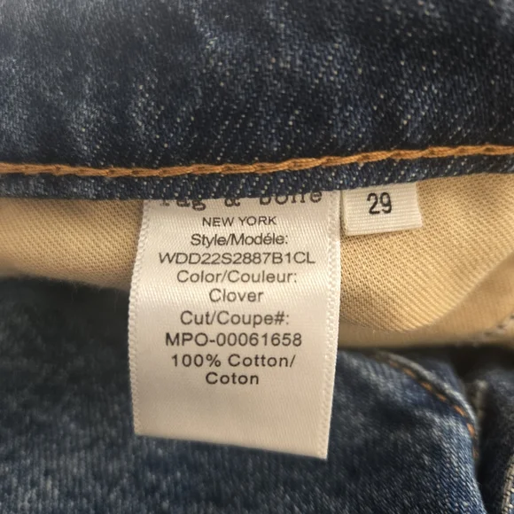 rag & bone Alissa High Rise Barrel Leg Jeans - Picture 14 of 16